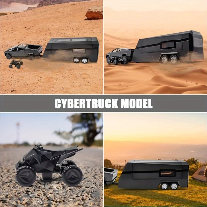American Recommendation, Toy Trucks For Boys, Girls, And Adults, Trailer Motorcycles, Metal Cast Truck Models, 1/38 Scale Toy Ra